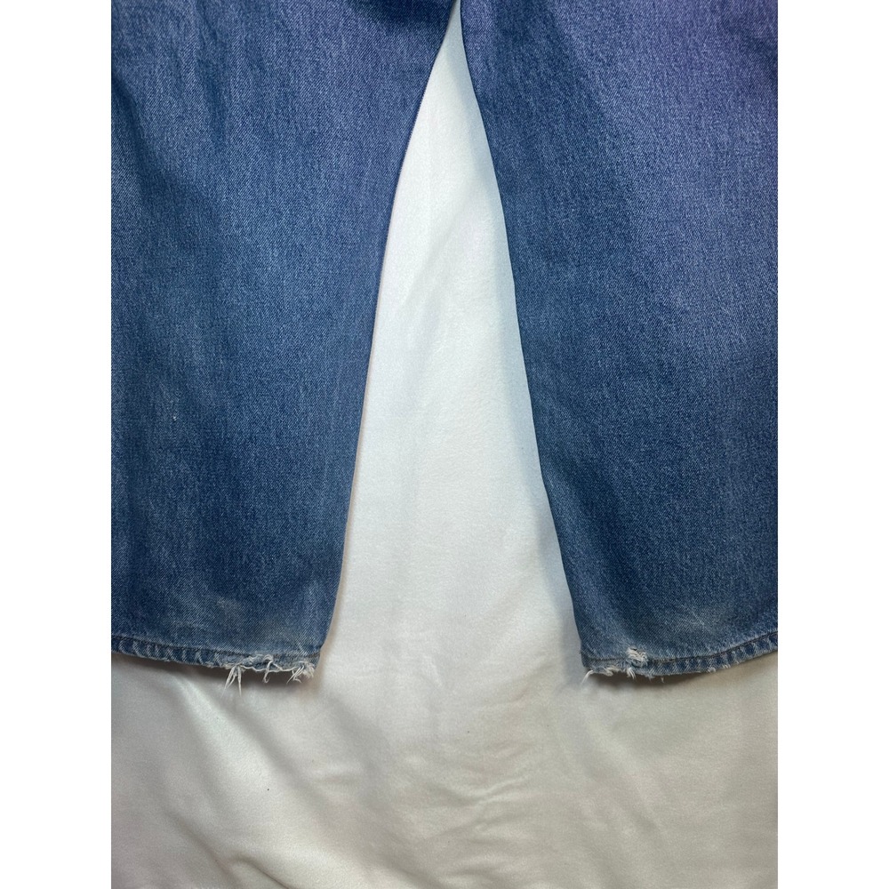 LL Bean Mens Relaxed Fit Jeans Blue Denim 42x28 Straight Leg Casual Jeans - Picture 7 of 12